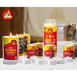 3 Day Yahrtzeit Candle - 2 Pack - 72 Hour Kosher Memorial and Yom Kippur Candle in Glass Jar - by Ner Mitzvah