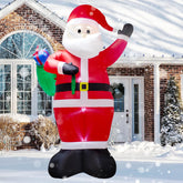 10 Foot Christmas Inflatable Santa Claus Carries The Package Christmas Blow Up Indoor Outdoor Yard Decoration- Wm - 10