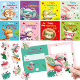 Valentines Day Cards With Jigsaw Puzzle For Kids 27 Pcs Valentine Classroom Gift Exchange School Toddlers Class Activities Prizes Holiday Birthday School Party Favors