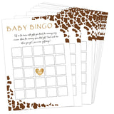 Baby Shower Games - Cowboy Baby Bingo Game For 30 Guests With Game Cards, Gender Reveal Games (24)