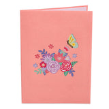 Paper Love 3D Mothers Day Pop Up Card, Love Mom, For Mom, Wife - 5" X 7" Cover - Includes Envelope And Note Tag