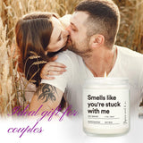 Funny Anniversary Candle Gifts For Boyfriend Girlfriend, Valentines Day Gifts For Her Him, Best Friend Friendship Birthday Gift For Women, Bestie, Christmas Gift, Lavender Scented 7Oz