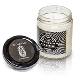 Dickens Cider- Funny Apple Bourbon Cider Scented Jar Candle Fall- 6 Ounce- 40 Hour Burn