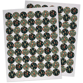 Vintage Christmas Kids Stickers - 126 Envelope Seals Pack - Christmas Sticker Sheets Perfect For Gifts, Christmas Stickers For Cards, Or Christmas Envelope Seals