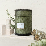 Eucalyptus & Alpine Sage | Eucalyptus, Lavender & Sage Candle For Home Cleansing | 19 Oz Wooden Wick | Natural Soy Wax | 90 Hours Burn | Candle For Relaxation