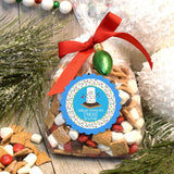 S’More Snowman Merry And Bright Christmas Thank You Sticker Labels, 40 2" Party Circle Stickers By Amandacreation, Great For Party Favors, Envelope Seals & Goodie Bags