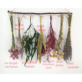 Dried Flower Rack Dried Flower Wall Hanging Farmhouse Wall Decor Dried Herb Rack - Lavender