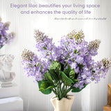 10 Pcs 24 Artificial Lilac Flowers Purple Fake Delphinium Antirrhinum Stem Real Touch Faux Purple Lilac Flower Arrangements For Vase Table Centerpieces Wedding Bouquet Home Decoration