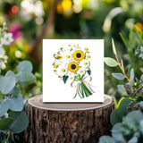 Sunflower Greeting Card For Mom,Happy Birthday And Mother Day Quilling Cards,3D Greeting Card Paper Handmade Art,Design Greeting Card Anniversary Thank You,Card With Envelop (Sunflower)