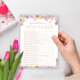 Bridal Shower Games, Wildflowers Games, Questions About The Bride Games, Bachelorette Party Decorations, Engagement Party Supplies, Couple Shower Ideas, Spring Flowers Wedding Games For 25 Guests-08