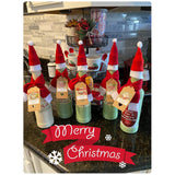 Mini Santa Hat Christmas Scarf, Small Christmas Hat For Wine Bottle Silverware Holder Home Christmas Decor(40Pcs)