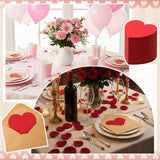 240 Pcs Valentine'S Day Mini Envelopes With 240 Pcs Blank Heart Shaped Greeting Cards 4.13 X 2.76 Inch Diy Small Enclosure Card Blank Gift Note For Valentines Anniversary(Red Heart)