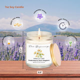 New Beginnings Gifts For Women - Happy New Year Gift - Daisy Mug Candle - Congratulations New Job, New Home, Divorce, Goodbye, Good Luck, Graduation, Leaving Job, Going Away Gifts For Coworkers Women