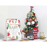 Don'T Say Baby Game, Christmas Holiday Baby Shower Game Include Baby Shower Sign And 50 Pcs Mini Clothespins, Gender Neutral Baby Shower Decoration, Party Favors Supplies-Lf15