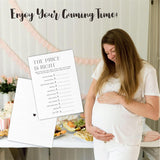 30 The Price Is Right Game Cards For Baby Shower Game & Activity - Minimalism Double-Sided Fill In Style Game Cards, Gender Neutral?Baby Shower Party Favors & Decorations -C09