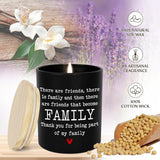 Christmas Friend Gifts For Women - Long Lasting Vanilla Lavender Candle 10 Oz - Friendship Birthday Gifts For Women Men Bff Bestie Coworkers Friends Female, Scented Candles For Women Men