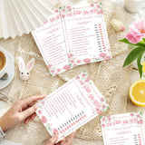Bridal Shower Games-He Said She Said,Wedding Shower Games,50 Cards,Thick Paper