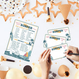 Surfer Birthday Party Decorations, Birthday Games Decorations With 1 Activity Sign For Girls Holiday 30 Cards For Kids Baby Shower Tea Activity Favors
