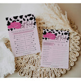 Her Last Rodeo Bridal Shower Games, Western Bachelorette Party Cowgirl Party Games