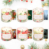 Christmas Jar Scented Candles: 4.5Oz Soy Wax Scented Candles, Glass Jar Candles With 6 Fragrances, Aromatherapy Candles For Women, Christmas Gift, Home Decor