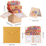 Love You Mom Pop Up Card, 3D Mother'S Day Greeting Card For Mom, Wife, Godmother, Mother In Law, Gift For Birthday - 7.1"X7" - Includes Envelope And Message Note