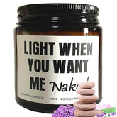 Funny Birthday Candle Gifts For Men Husband Boyfriend From Wife Girlfriend,Valentines Day Gifts Jar Candles For Him-Lavender Scent