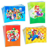 Hallmark Nintendo Super Mario Bros. Valentine's Day Cards (12 Blank Cards with Envelopes) for Birthdays, Back to School, Any Occasion