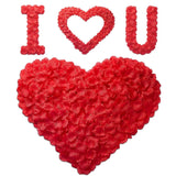 1200 Red Rose Petals - Artificial Fake Rose Flower Petals For Valentine'S Day,Wedding Decorations, Romantic Proposal, Anniversary, Party, Aisle Decor, Flower Girl
