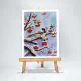 Seasonal Greeting Card, Summer Winter, Spring, Autumn Birthday Card For Mom, Mother, Cute Quilling Quilled Card For Her, Wife, Grandma, Artful Card, 3D Greeting Card (Cute Bird)