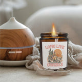 Western Candles, Cowgirl Candle, Cowgirl Gifts For Women, Cowgirl Room Decor, Long Live Cowgirls Scented Candles