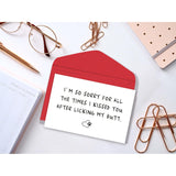 Cute Dog Paws Mother’S Day Card For Mom, Funny Father’S Day Card, Lovely Kissed You Card For Mom Or Dad