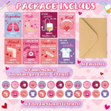 Funny Medical Valentines Day Cards - 144Pcs Medical Pun Valentines Nurses Appreciation Cards For Coworker With Humorous Greeting Card, Stickers, Envelopes For Valentine Exchange Gift (48 Set)