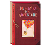 Hallmark Valentine's Day Card or Anniversary Card for Husband, Wife, Boyfriend, Girlfriend (Pixar Up, Life with You Is An Adventure)