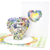 Valentines Day Cards,Valentines Pop Up Card, Happy Valentine'S Day Card, Valentines Day Card For Wife, Floral Valentines Card For Her, Romantic Card For Girlfriend,With Envelope