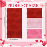 3 Pcs Valentine'S Day Heart Jacquard Towels Cotton Decorative 3D Hand Towels With Heart Pattern Valentine'S Theme Gifts For Bathroom Kitchen 29.53 X 13.78 Inch
