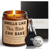 Baking Gifts For Women & Men – Funny Candle And Decision Coin Keychain Set, Gifts For Bakers, Bread Bakers, Sourdough Lovers, Chef Birthday