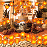 56Pcs Day Of The Dead Decorations 2Pcs 8Ft Lighted Marigold Garland 30Pcs Artificial Marigold Flowers With Stem 24Pcs Butterfly Dia De Los Muertos Decor For Diwali Indian Altar Halloween Party
