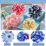 4 Pcs Homecoming Mum Flower 6.7 Inches Artificial Silk Mums Chrysanthemums Homecoming Supplies Diy Crafts For Back To School Homecoming Week Party Decorations