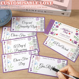 Fun Coupon Book For Mom From Daughter, Unique Mom Gifts For Mother’S Birthday From Kids, 20 Fun Floral Vouchers + 10 Blank Diy Sheets, Thoughtful Gifts For Mother Grandmother
