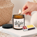 Western Bull Skull Scented Candle,Western Cowgirls Gifts For Girls Women,Western Cowgirl Candles Gifts For Women Friends Cowgirls,Western Cowgirl Soy Candles For Home Decor Scented 8Oz Holders