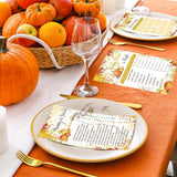 145 Pieces Thanksgiving Baby Shower Party Games Sets, 125 Pumpkin Theme Baby Shower Games Paper Cards With 20 Editable Pencils Gifts For Fall Harvest Family Party Game Supplies