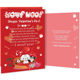 Cute Valentines Day Card To Dog Mom Dad, Funny Puppy Valentine'S Day Gift Ldeas, Happy Vday Greeting Card From Dog