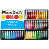 Gouache Paint Tube Set - 48 X 12Ml (0.4 Oz) Colors Art Paint Supplies For Artists Students Beginners - Rich Pigment Art Paints For Canvas Painting