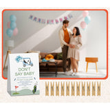 Golf Baby Shower, Don'T Say Baby Game For Baby Shower (One Sign With 50 Mini Clothespins), Golfing Theme Baby Shower Decorations, Gender Reveal Game-Dsbb15