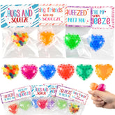 24Pack Valentines Day Cards With Heart Balls Valentines Day Gifts For Kids Valentines Exchange Cards For Boys Girls School Classroom Party Favors