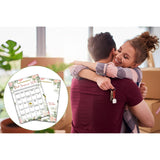 Housewarming Party Game, Find Someone Who, Floral Greenery New Home Celebration Party Ideas, New Homeowner/First Home/Apartment/House Party Decorations - 30 Pack(B05)