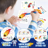 36 Pcs Valentines Day Cards Planet Card Stock Spaceship Valentines Day Card For Valentine'S Day Party Favor Classroom School Party Favors