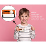 What'S Your Halloween Name Game - Halloween Party Game Sign For Boys Girls - Family School Classroom Activities - 1 Standing Sign And 30 Stickers - Kids Autumn Party Supplies Decorations(02)