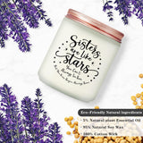 Sisters Are Like Stars Gifts - Christmas, Mother'S Day, Birthday Gifts For Sister - Lavender Scented Candle