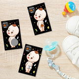 Baby Shower Games - 40 Raffle Cards, Prizes & Ice Breaker Activities - 3 Winners, 4 Loser Card Designs - Boys (Black)